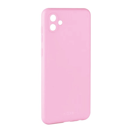 Silicone Case with Camera Shield for Samsung Galaxy A04 Pink